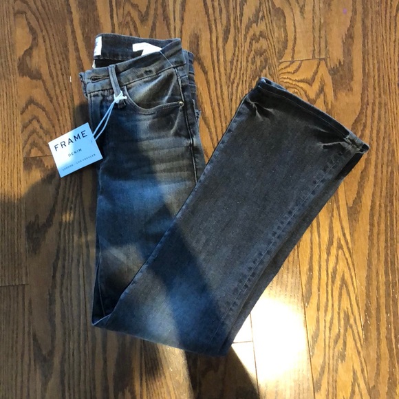 Frame denim mid rise le crop mini boot - Picture 9 of 10